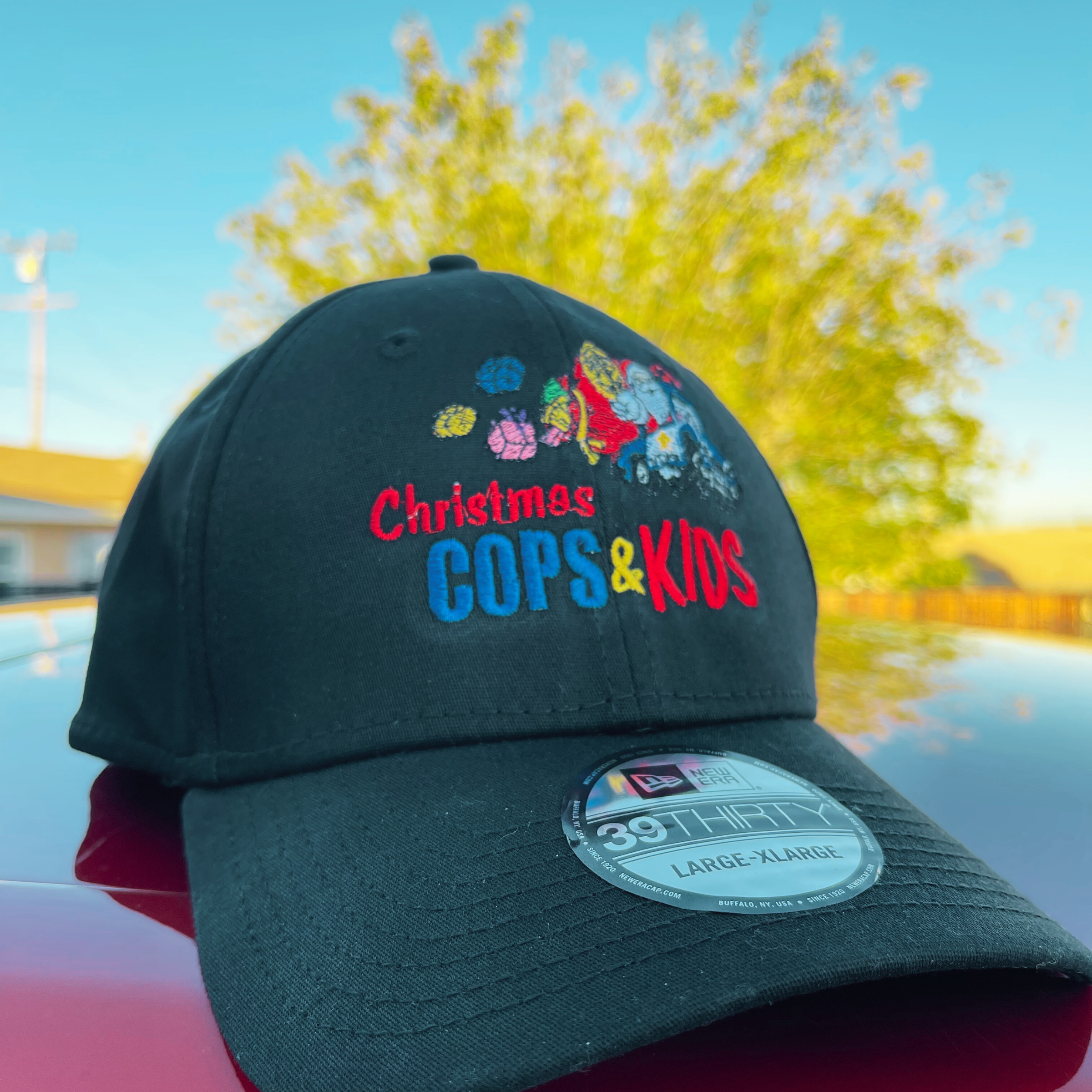 Christmas Cops & Kid's Classic Baseball Cap - Image 3