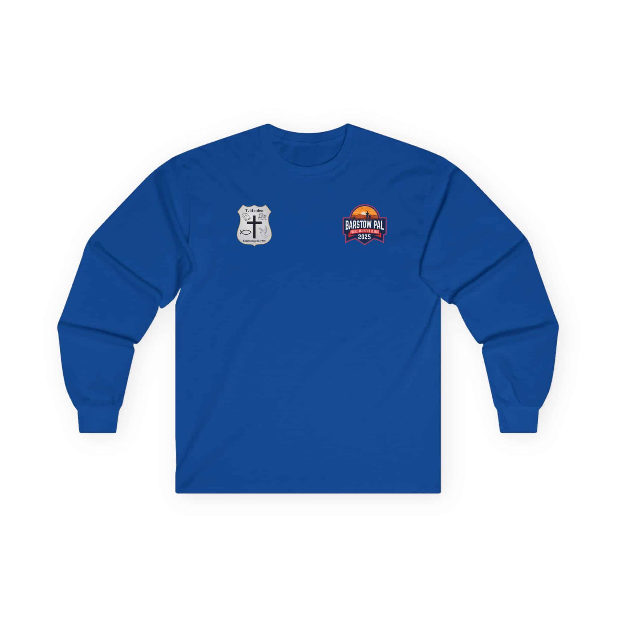 Christmas Cops & Kids 30 Year Anniversary Long Sleeve, Unisex Cotton Shirt - Image 7
