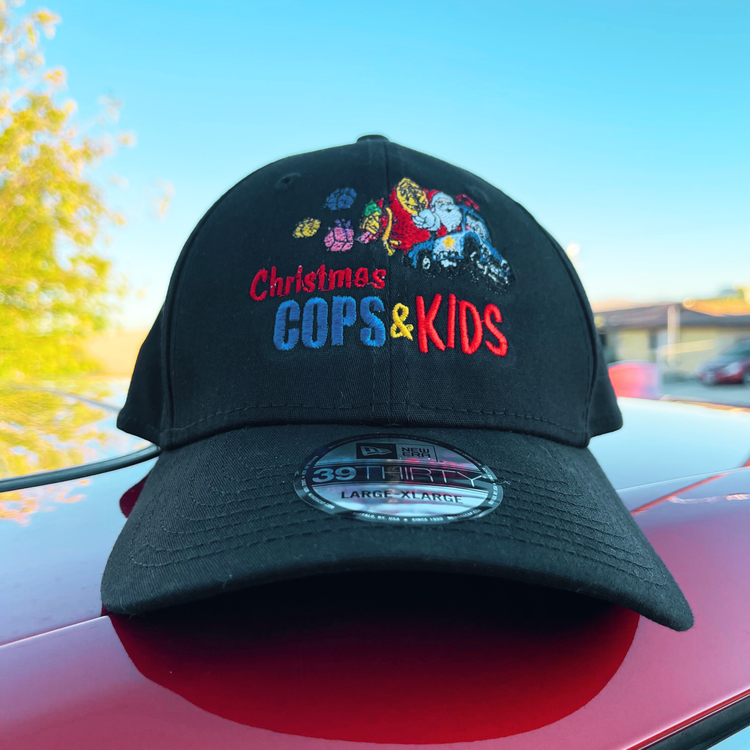 Christmas Cops & Kid's Classic Baseball Cap - Image 4