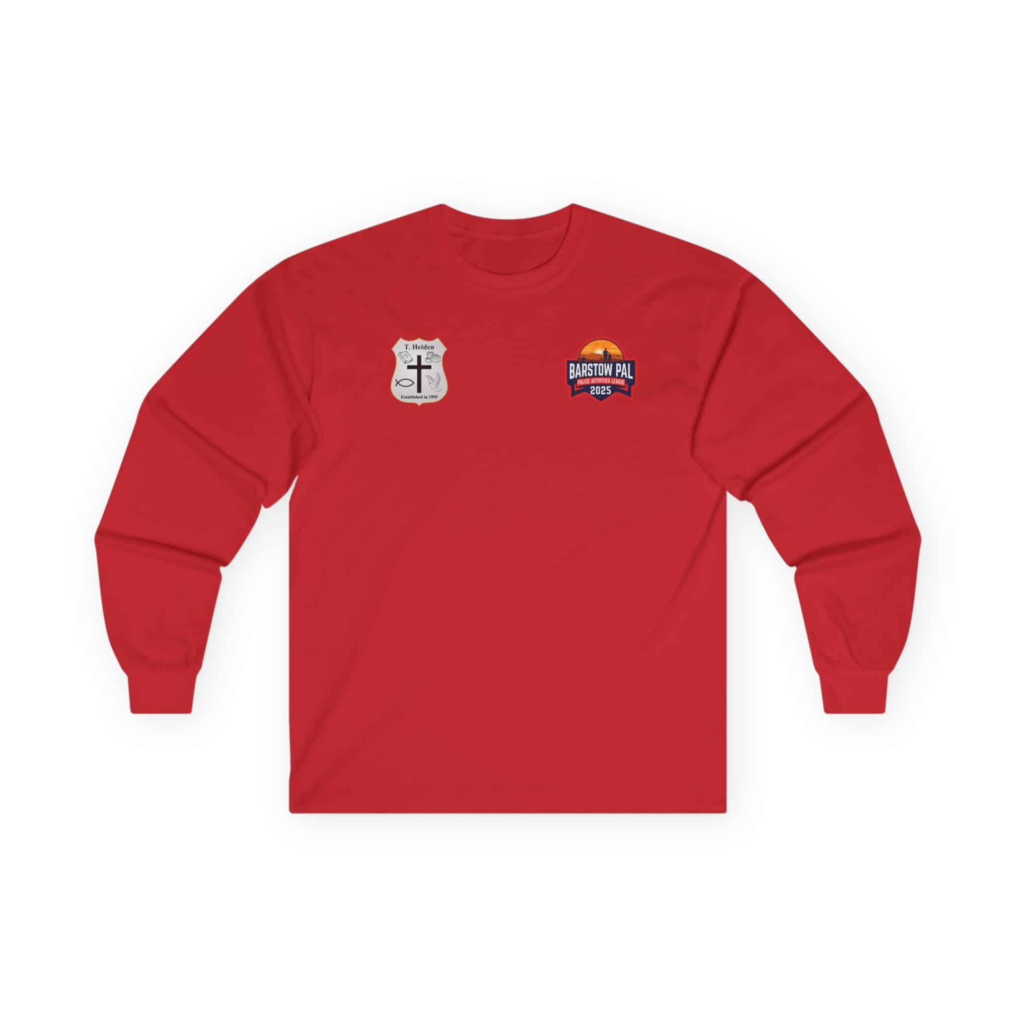 Christmas Cops & Kids 30 Year Anniversary Long Sleeve, Unisex Cotton Shirt - Image 8
