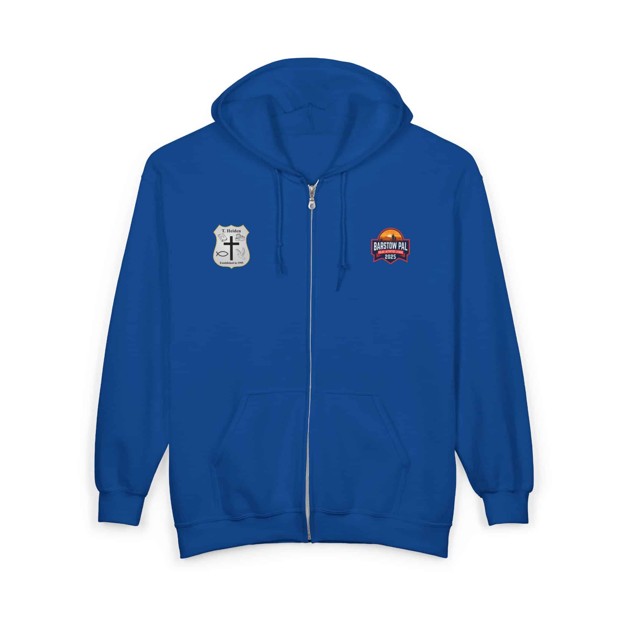 Christmas Cops & Kids 30 Year Anniversary Zip Up Hoodie - Image 6