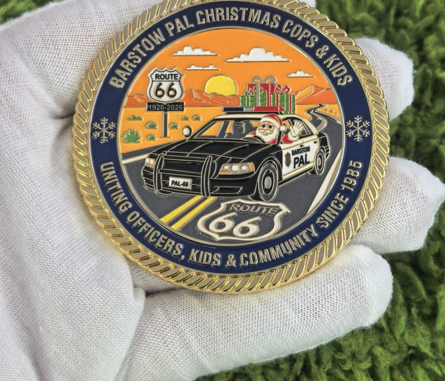 Barstow PAL Christmas Cops & Kids Coin Front